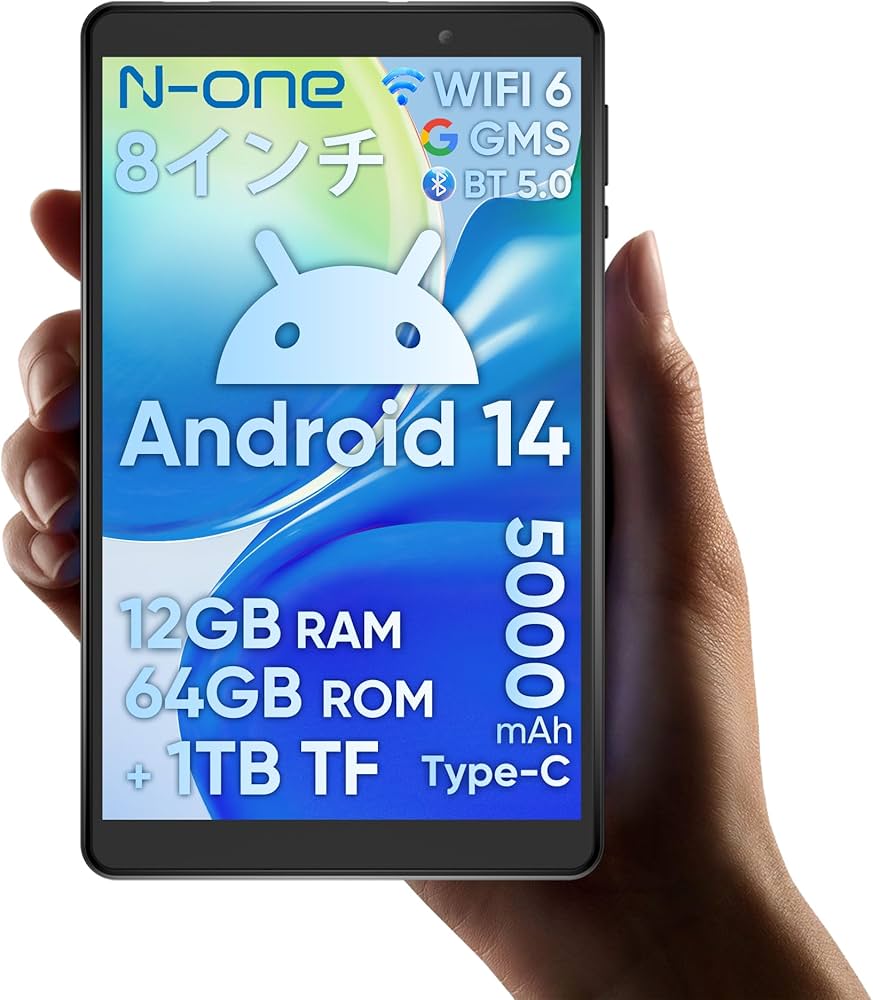 Amazon.co.jp: 【Android 14 タブレット 初登場】N-one NPad Mini、2.0