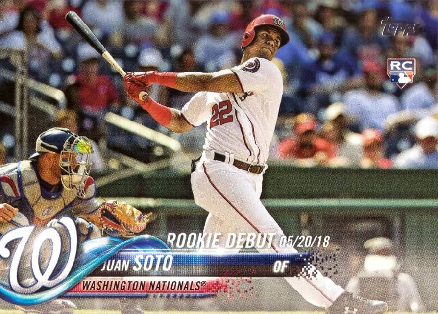 Amazon.com: 2018 Topps Update Baseball #US104 Juan Soto Tarjeta de
