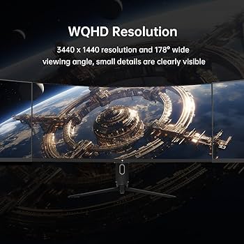 Amazon.co.jp: KTC 34インチウルトラワイドモニター、165Hz WQHD