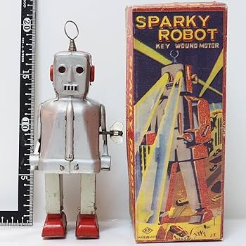 Amazon | KO【SPARKY ROBOT スパーキーロボット ゼンマイ歩行 ペイント