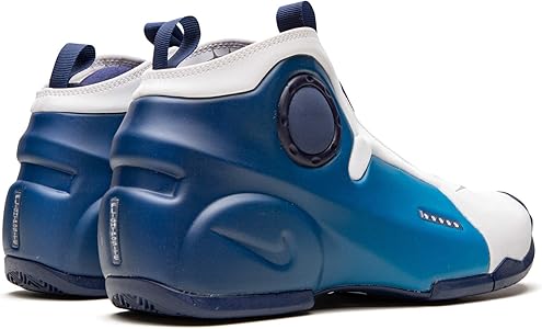 Amazon.com | Nike Air Flightposite 2 White/Midnight Navy-Blue Gaze