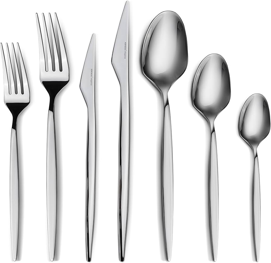 Amazon.com | Karaca Thor 84-Piece Table Cutlery with Box