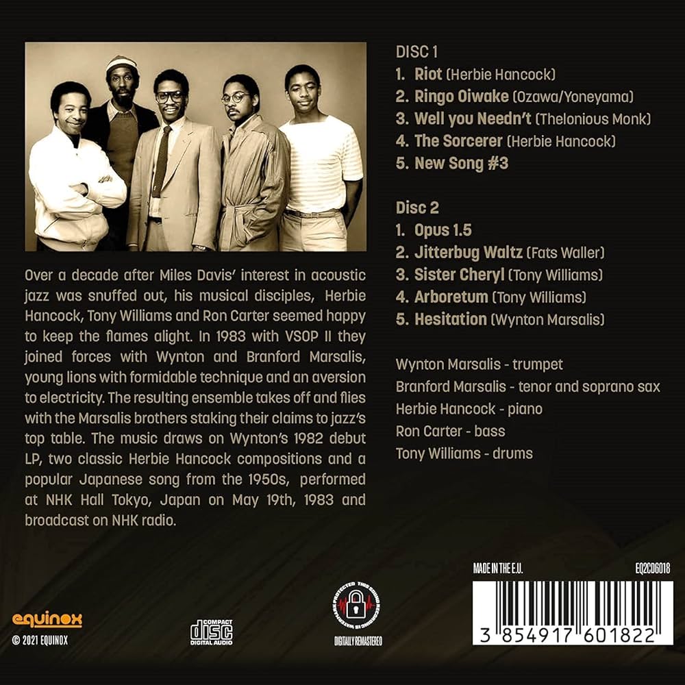 Vsop II ( Hancock / Williams / Carter / Marsalis ) - Live Under