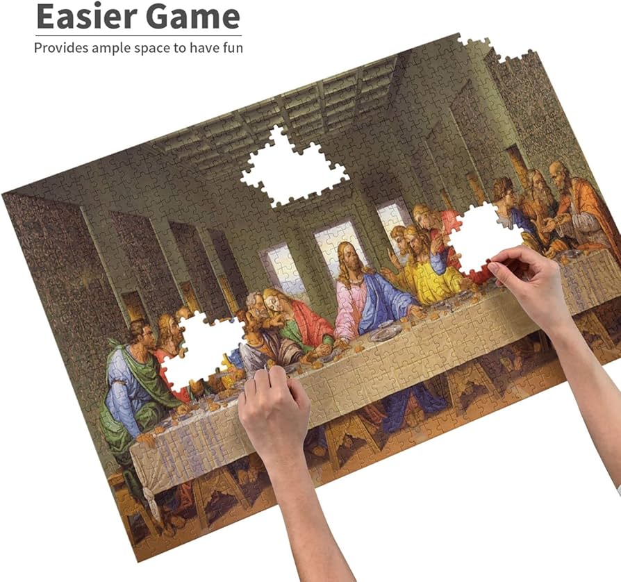 Amazon.co.jp: 最後の晩餐 1000ピースジグソーパズルピースアート