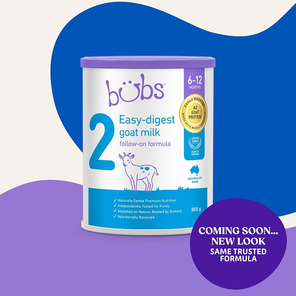 Amazon.com: Bubs Goat Milk Follow-On Formula Stage 2, Babies 6-12