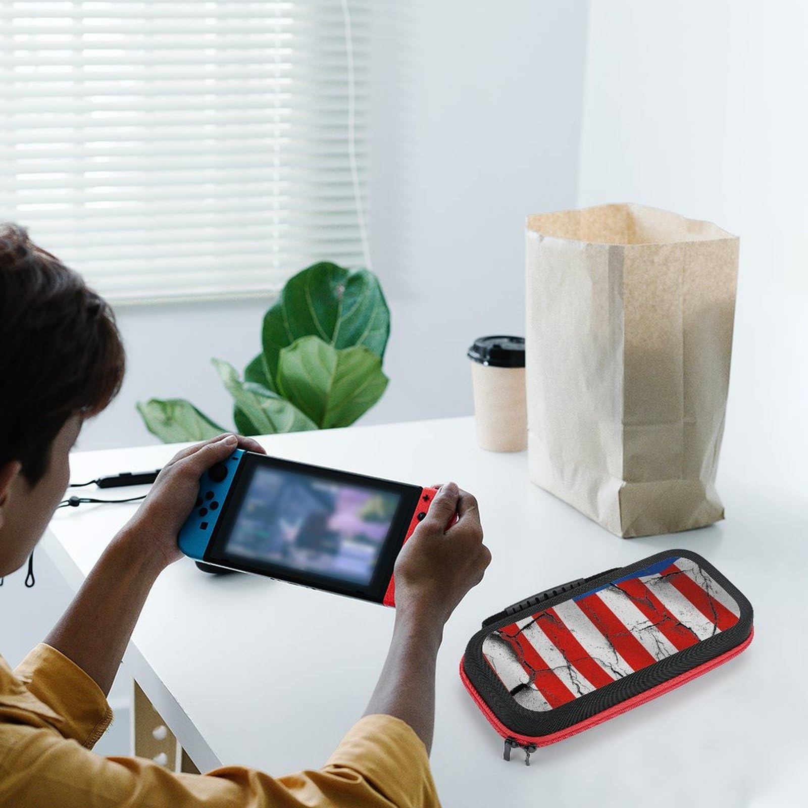 Amazon.co.jp: Switch ケース 割れたアメリカの旗 スイッチ ケース