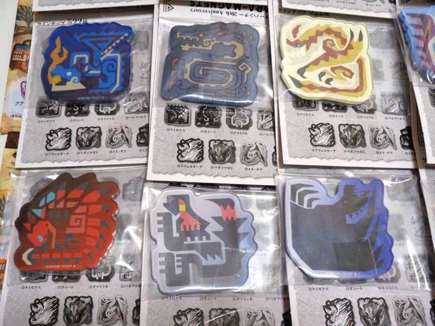 Amazon.co.jp: モンスターハンター 20th Anniversary キャラマグネッツ