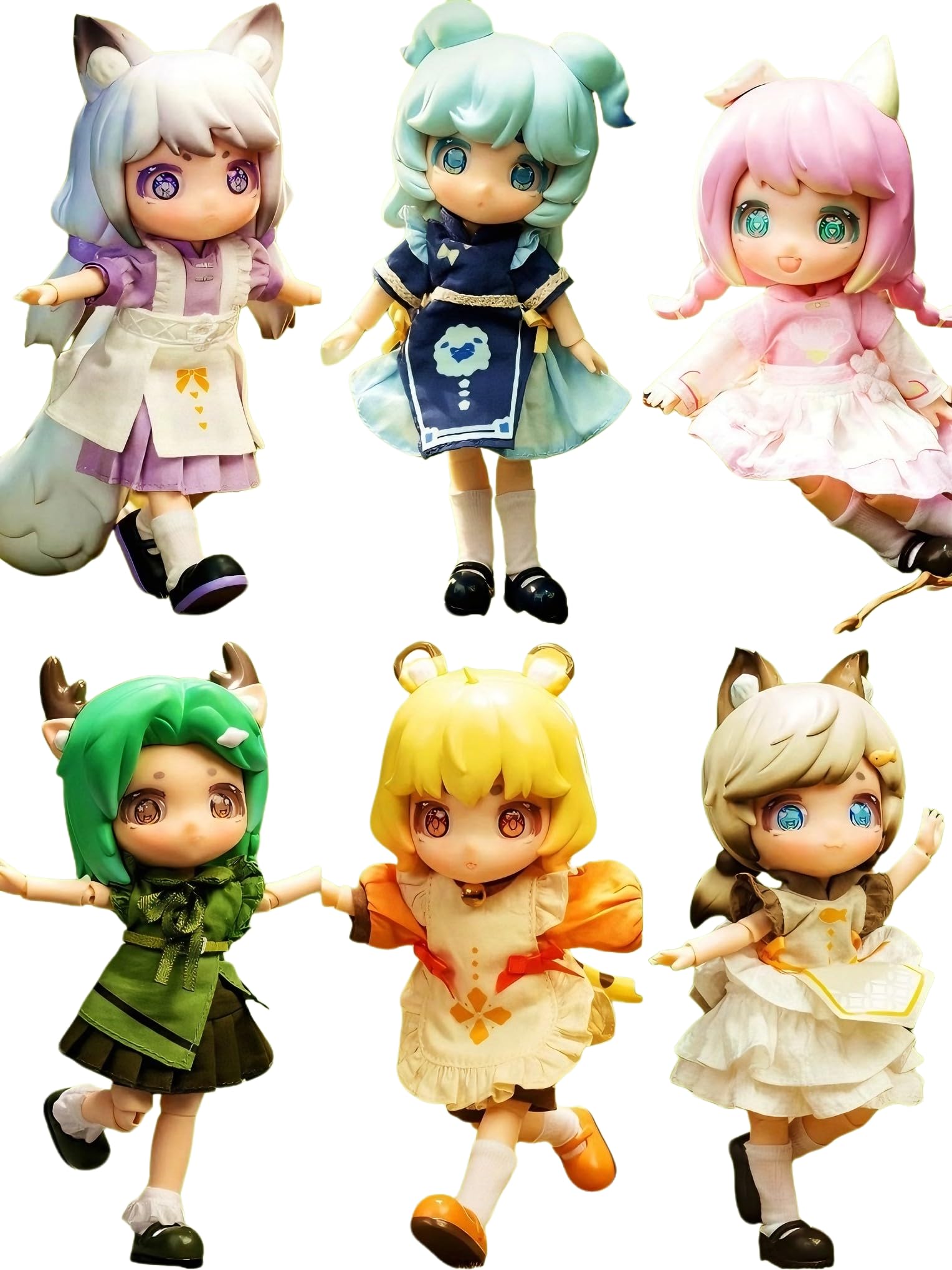 Amazon.co.jp: Briskyjp 彩華錦中華風シリーズ ブラインドボックス人形