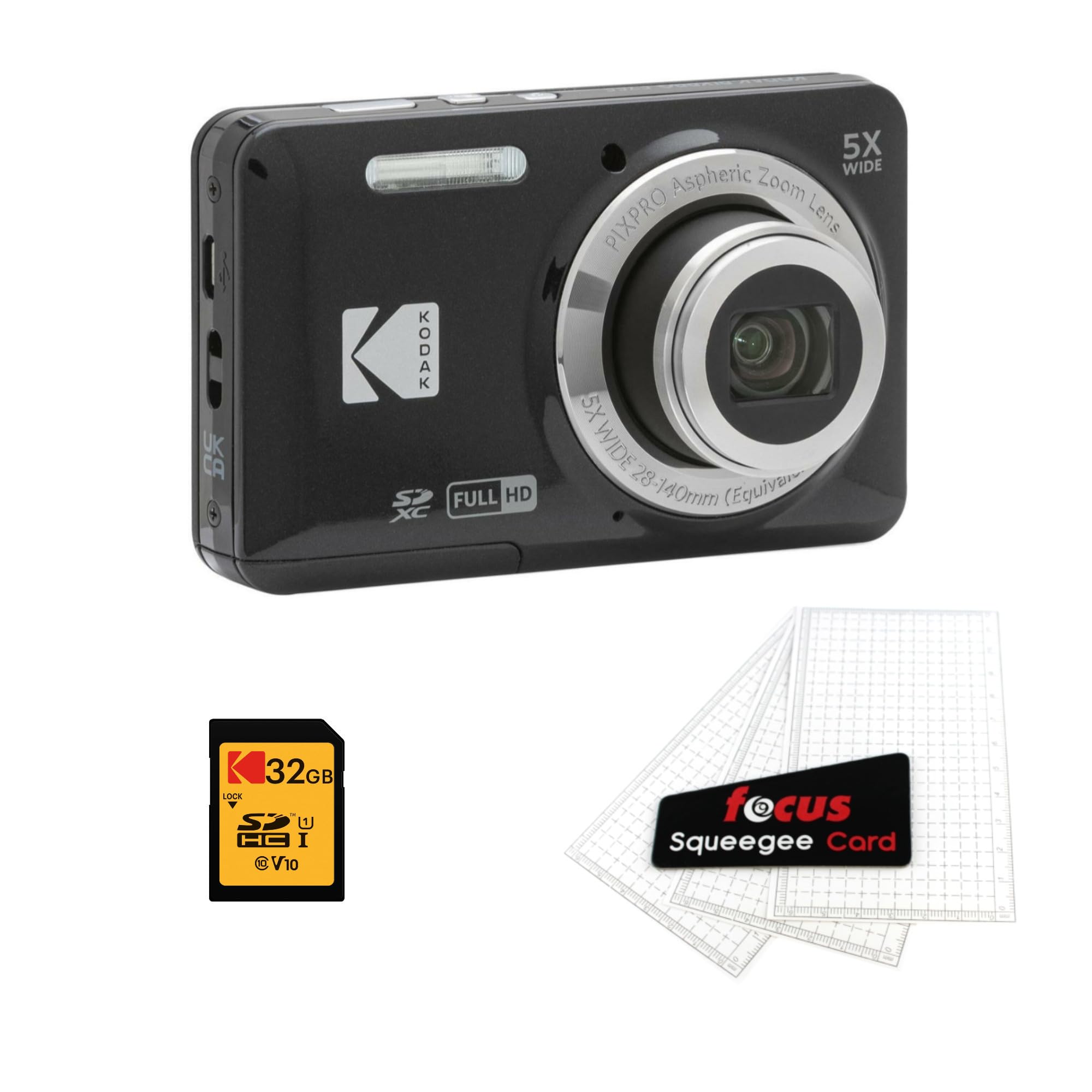 Amazon.com : Kodak PIXPRO Friendly Zoom FZ55 Digital Camera (Black