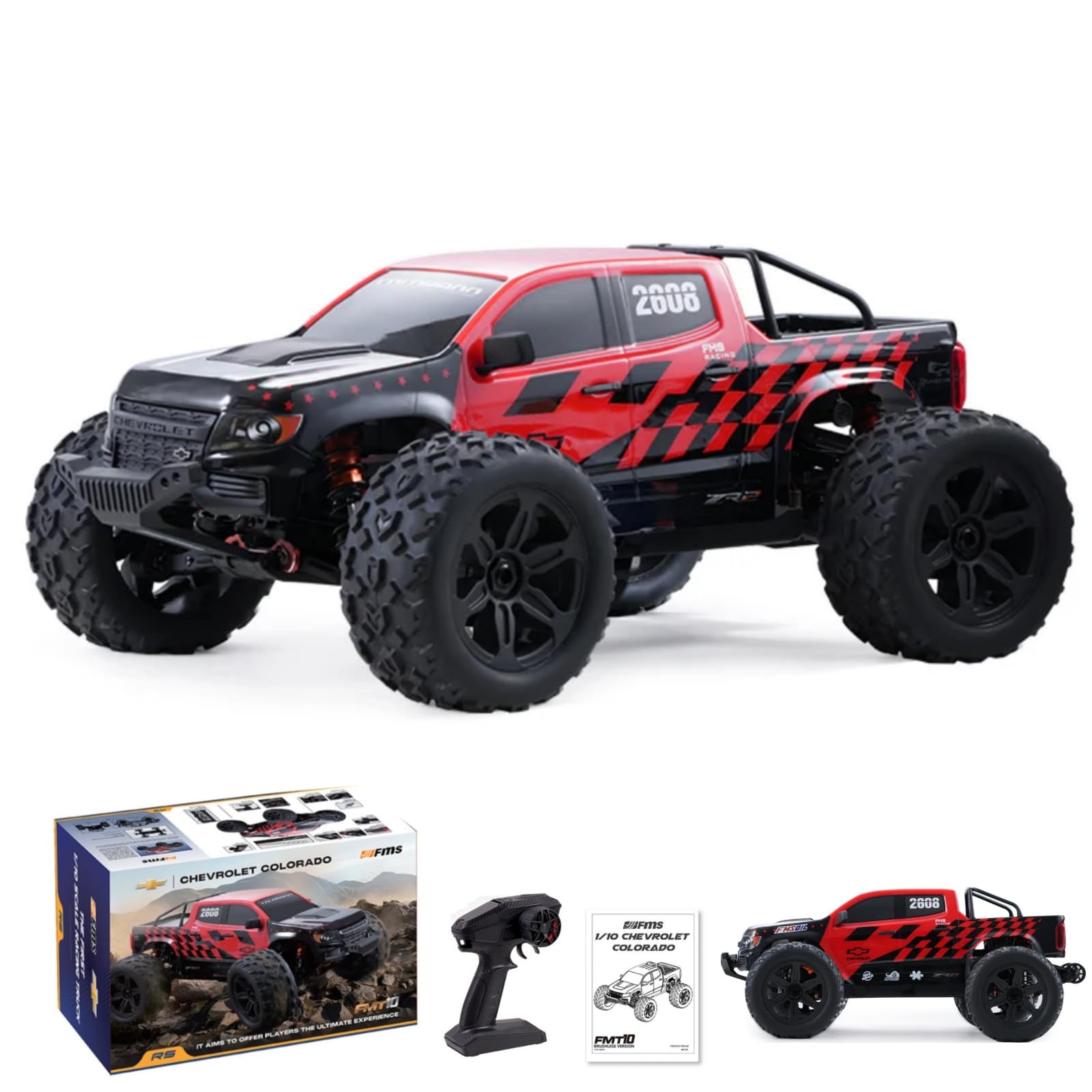 Amazon.co.jp: BEEZRC FMT10 1/10 シボレー ブラシレス RC モンスター