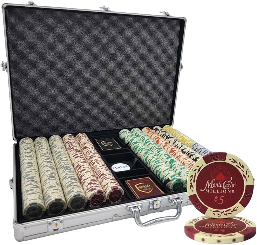 Amazon | MRC ポーカー 1000個 13.5g モンテカルロ ミリオンズ