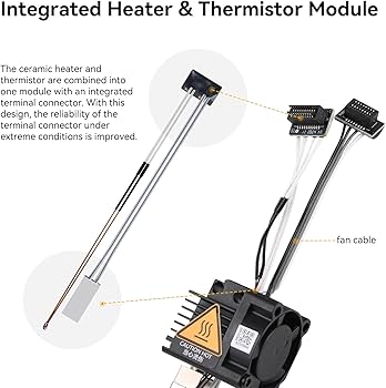 Amazon.co.jp: Bamboo Lab P1P、P1S Hotend コンプリートキット P1