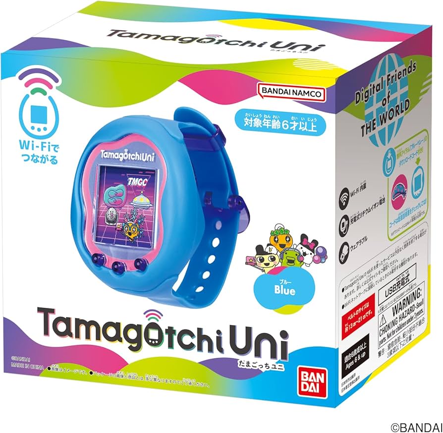 Amazon | バンダイ(BANDAI) Tamagotchi Uni Blue 対象年齢 6才以上