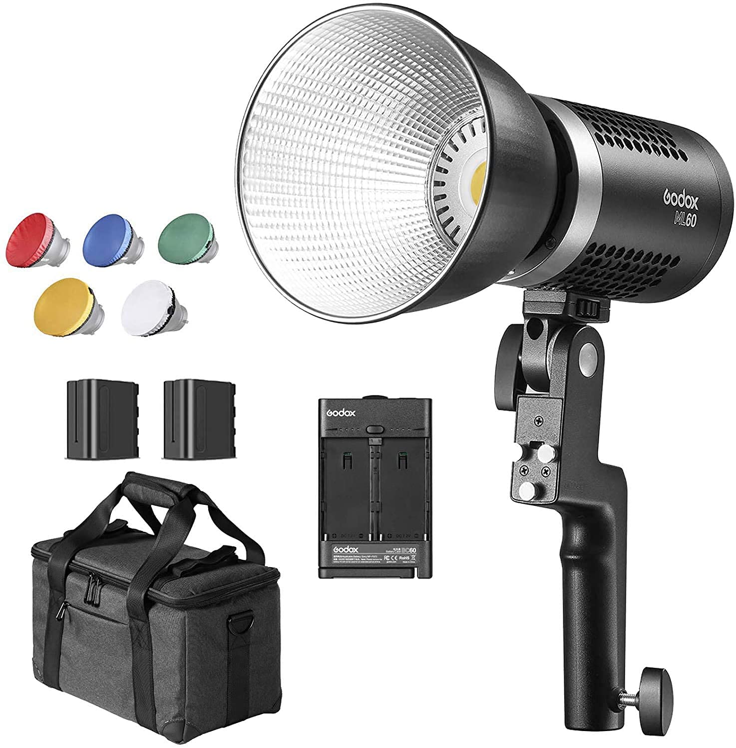 Amazon | Godox ML60 60W Power in Your Hands LEDビデオライト(Godox