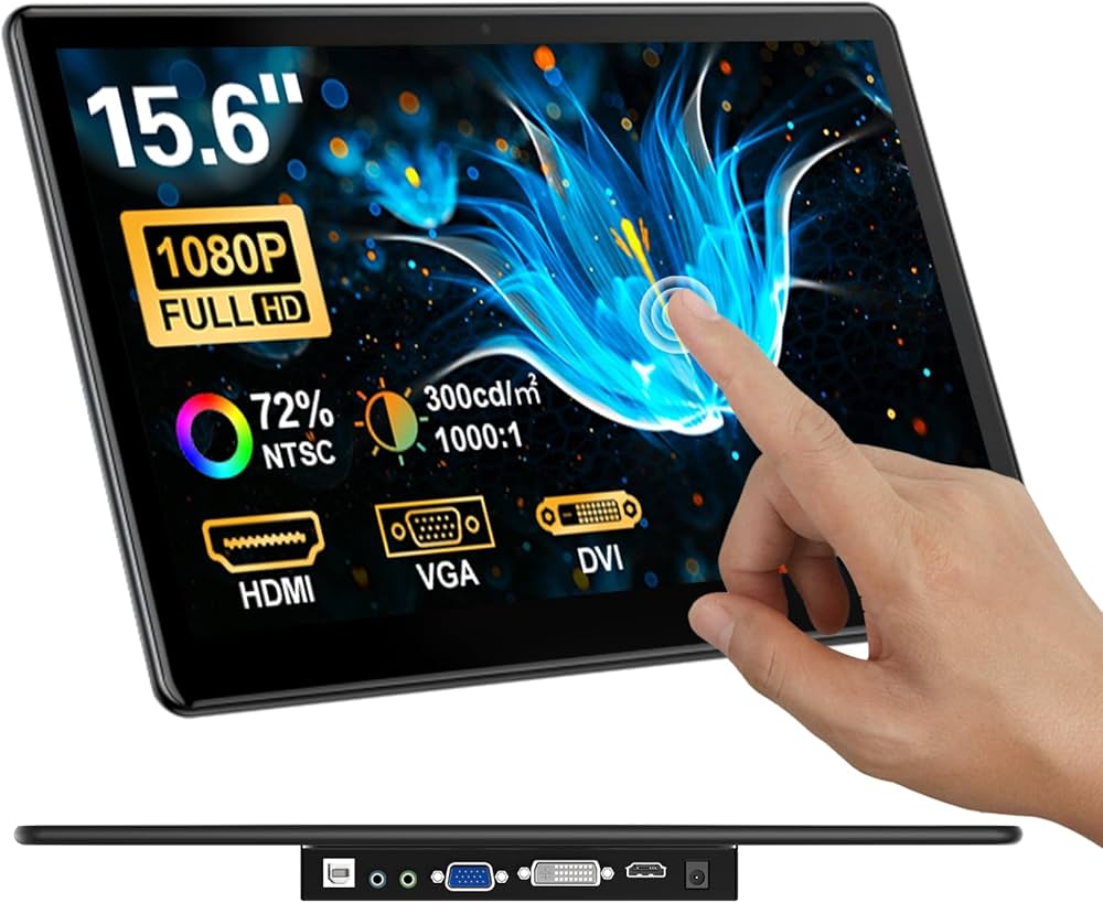 ユニーク 4Kモバイルモニター タッチパネルディスプレイ 15.6インチ