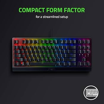 Amazon.com: Razer BlackWidow V3 TKL Mechanical Gaming Keyboard