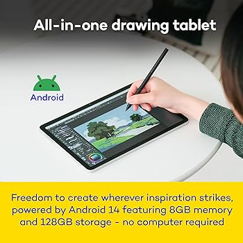 Amazon.com : Wacom MovinkPad 11, Android Mobile Drawing Tablet, 11