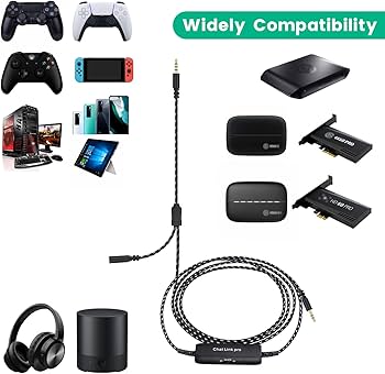 Amazon.com: YEAOI HD60 S Chat Link Pro Cable for Elgato HD60 X