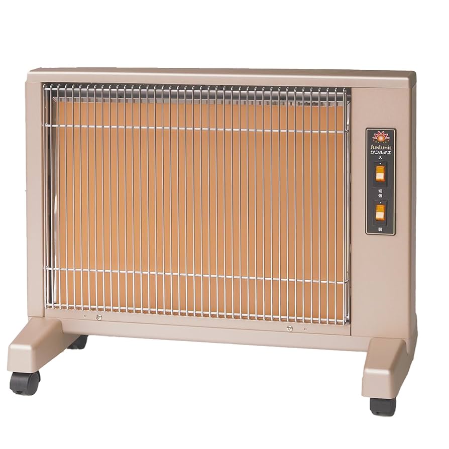 新品同様) サンルミエ E800L-TM2 遠赤暖房器 シャンパンゴールド色