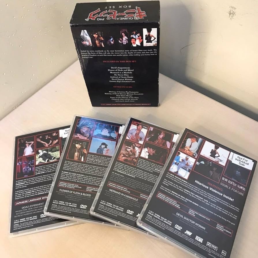 Amazon.co.jp: ost 昭和レトロ 最強 閲覧注意 グロ ギニーピッグ BOX