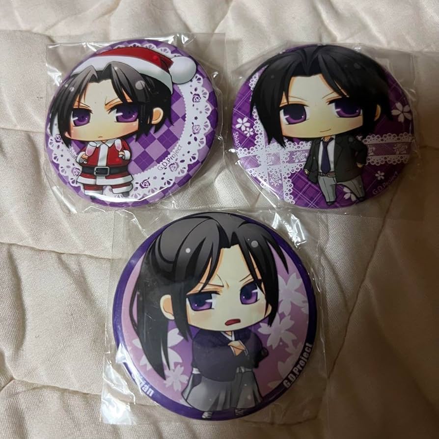 薄桜鬼 ツリービレッジ 土方歳三 缶バッジ 薄桜鬼 缶バッジ 土方歳三