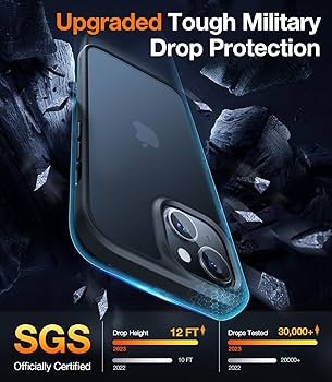 Amazon.com: TORRAS Designed for iPhone 15 Case [12FT Military