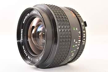 Amazon.co.jp: MINOLTA ミノルタ MC W.ROKKOR-SI 24mm F2.8 : 家電＆カメラ