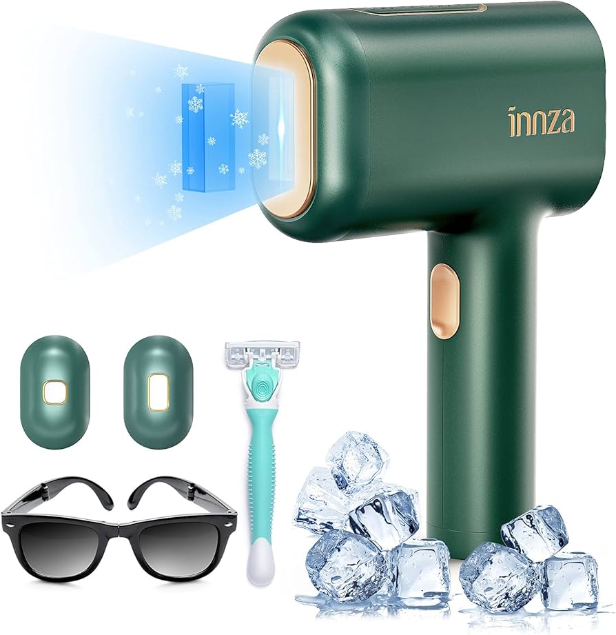 Amazon | INNZA 脱毛器 冷感脱毛器 光美容器 99万回照射 5階段レベル