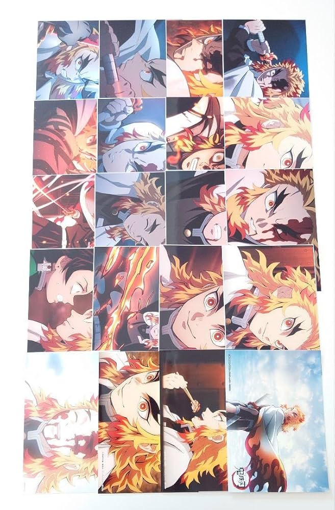 鬼滅の刃 煉獄杏寿郎 無限列車編 ブロマイド くじ 場面写 OP