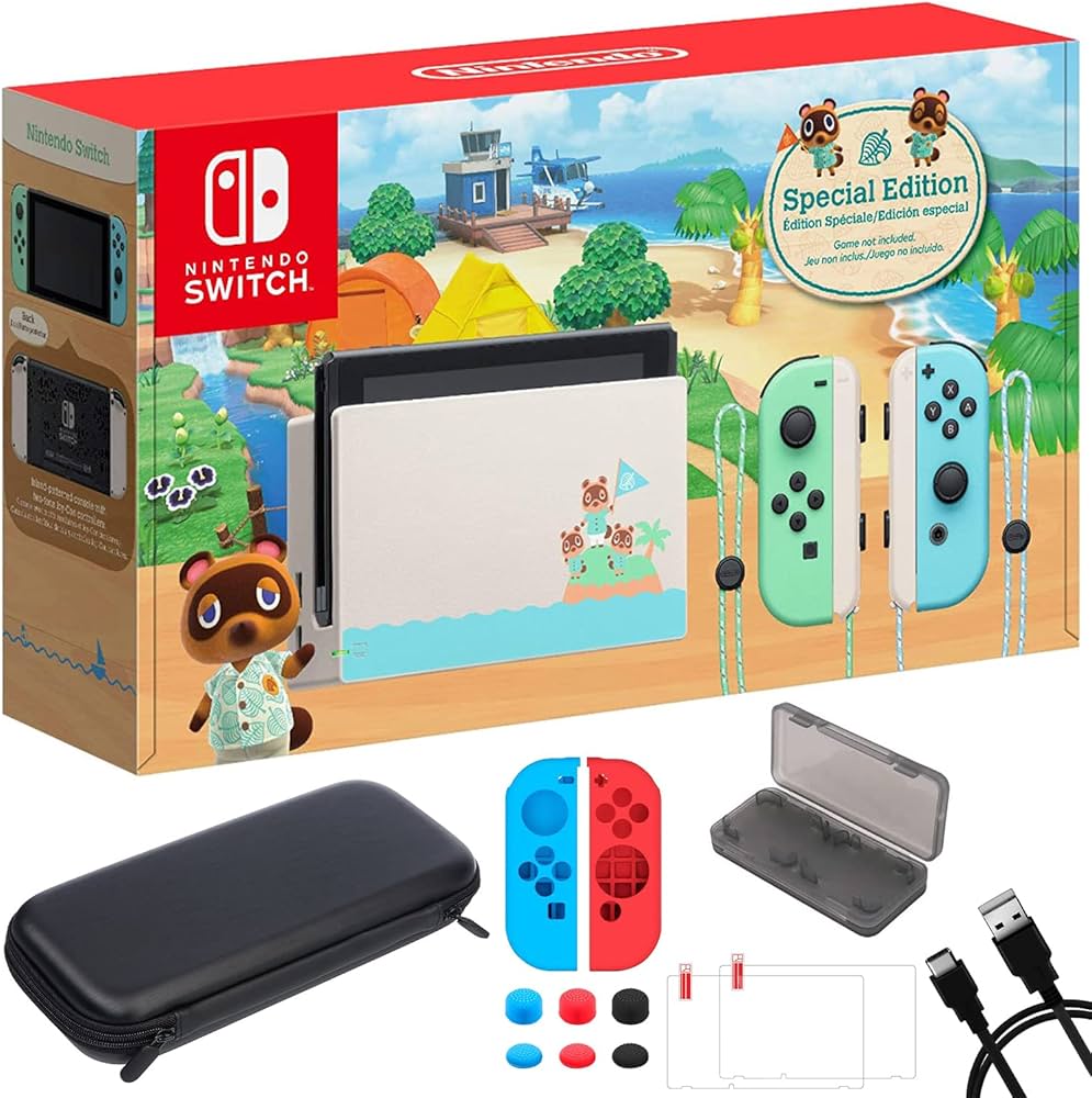 Nintendo Switch Animal Crossing: New Horizons Edition com Joy-Con