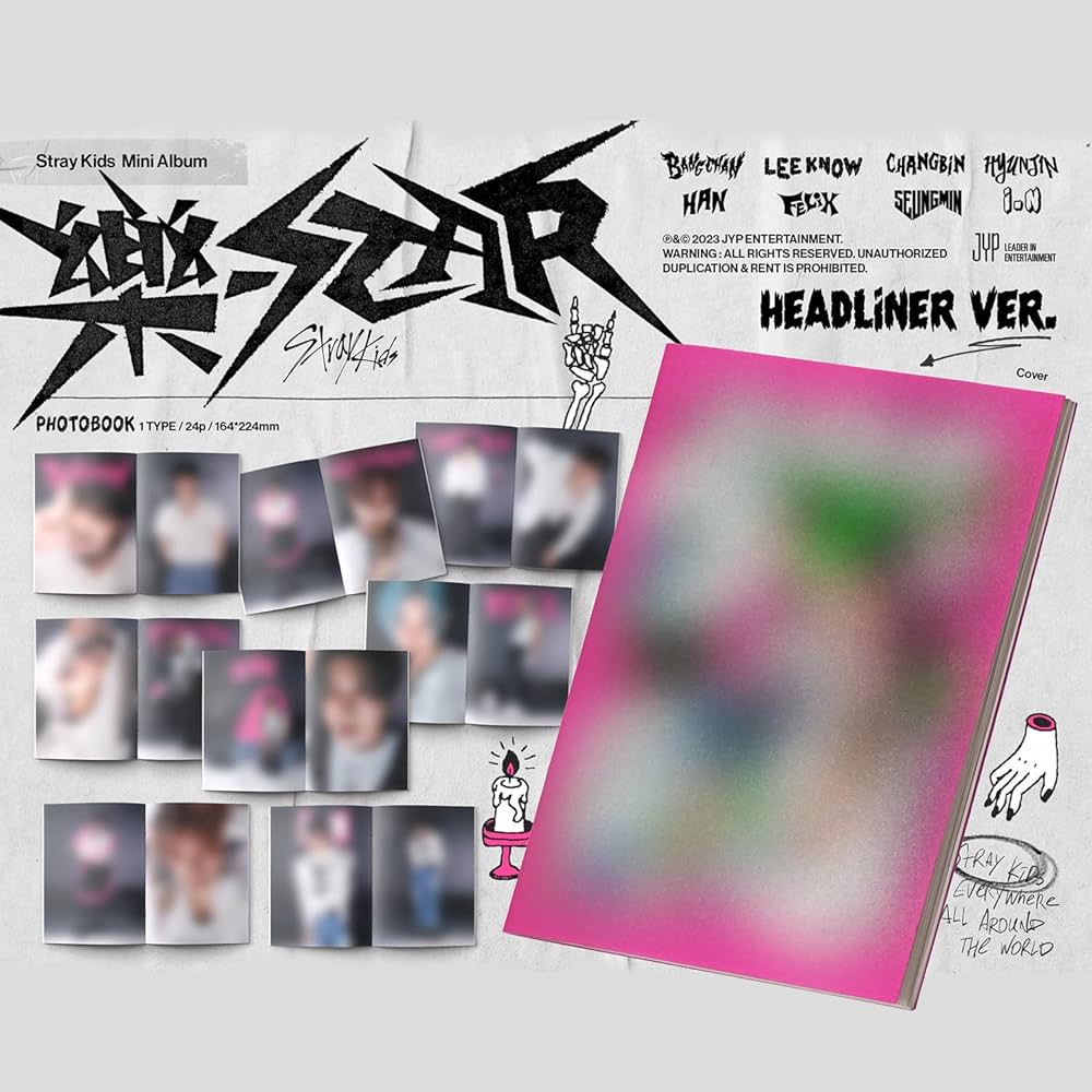 Amazon.co.jp: Stray Kids -樂-STAR (HEADLINER Ver.) Photobook + CD