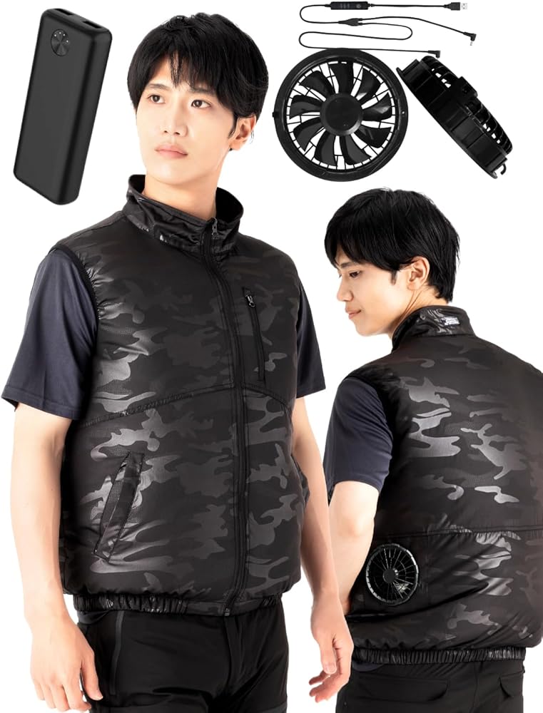 Amazon.co.jp: [Duerfusa] 空調ウェア ファンバッテリーセット ファン