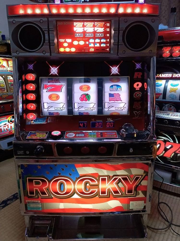 Amazon | レア物 パチスロ実機 高砂 ロッキー | パチスロ 通販