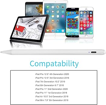 Amazon | EDIVIA iPad Pro 12.9 ペンシル 第4世代 2020 パームリジェ