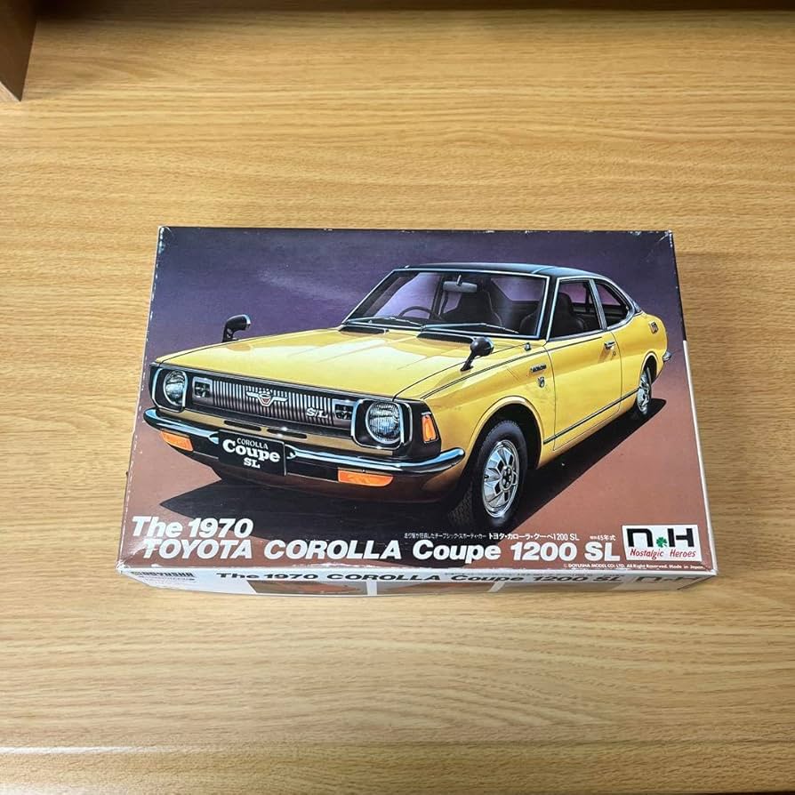 コガ TOYOTA カローラ クーペ SL 1/24 プラモデル 当時物 TOYOTA
