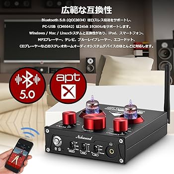 Amazon | Nobsound GE5725W Vacuum Tube Preamplifier: HiFi真空管