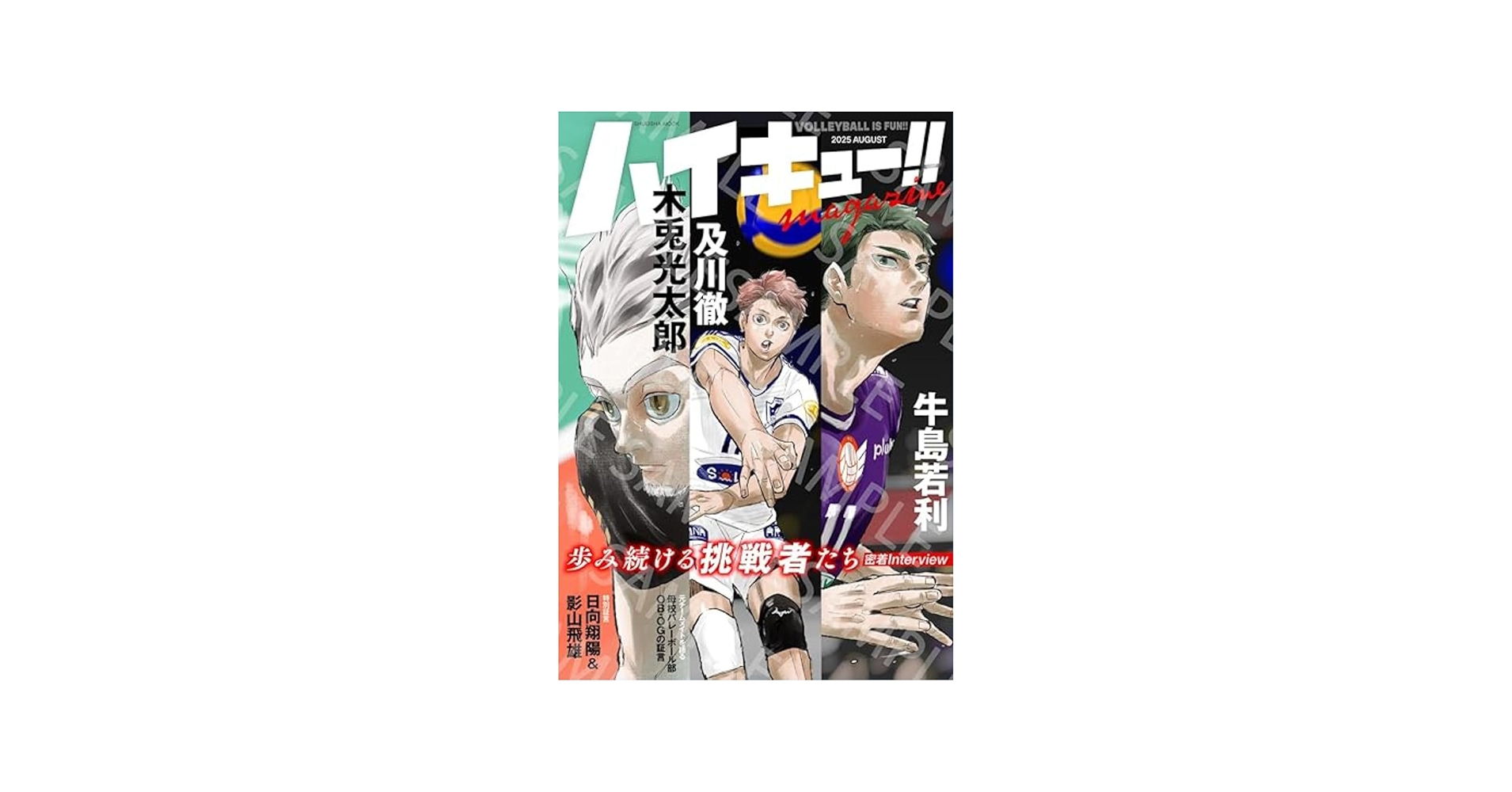 Amazon.co.jp: ハイキュー magazine 2025 AUGUST 付録付き : ホビー