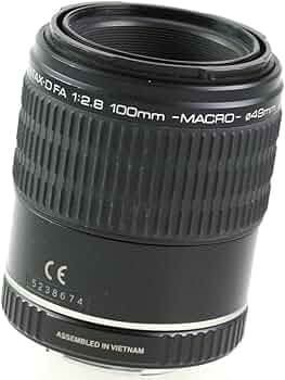 Amazon.co.jp: Pentax D FA 100mm f/2.8 マクロレンズ Pentaxおよび