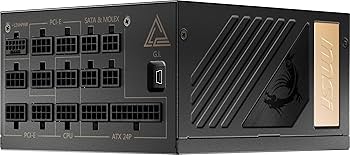 Amazon | MSI MEG Ai1300P PCIE5 PC電源ユニット 1300W ATX3.1/PCIe