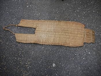 Amazon.co.jp: 【HD31129】藁細工ばんどりバンドリ背当て古道具古民具