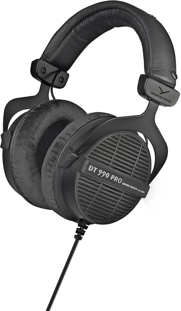 beyerdynamic DT 990 PRO 250 ohm - Edição Limitada (Preto, Cabo