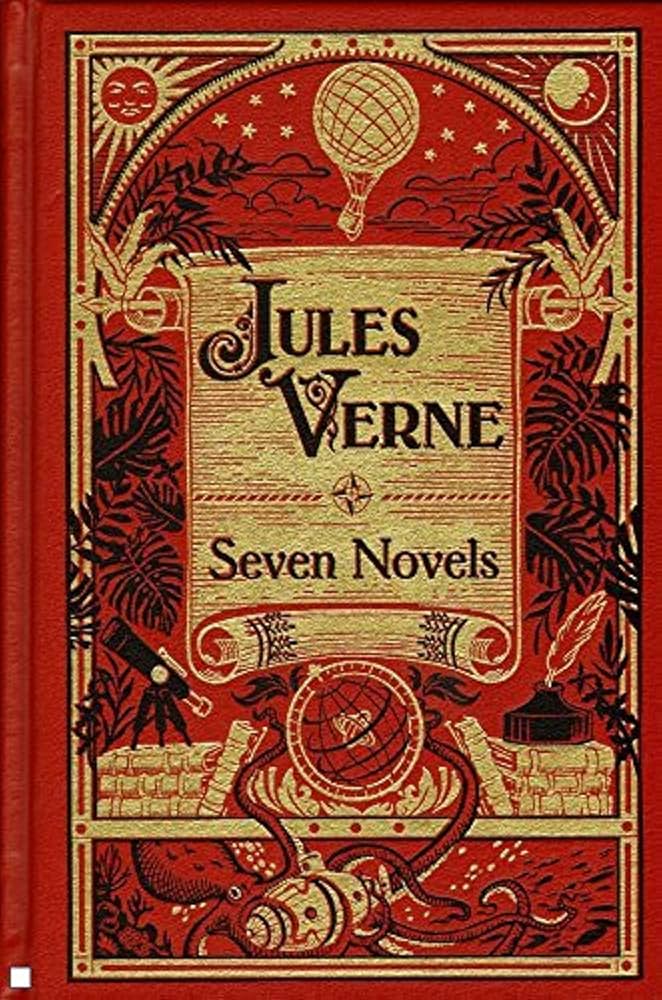 Amazon.com: Jules Verne: Seven Novels (Leatherbound Classics