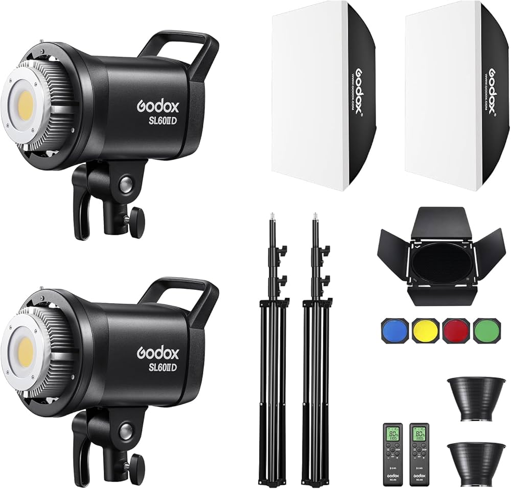 Amazon | 【Godox正規代理店】Godox SL60IID 70W 定常光LEDライト 2灯