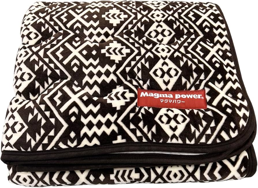 Amazon｜マグマパワー 敷きパッド シングル BR 【 鹿児島県桜島の