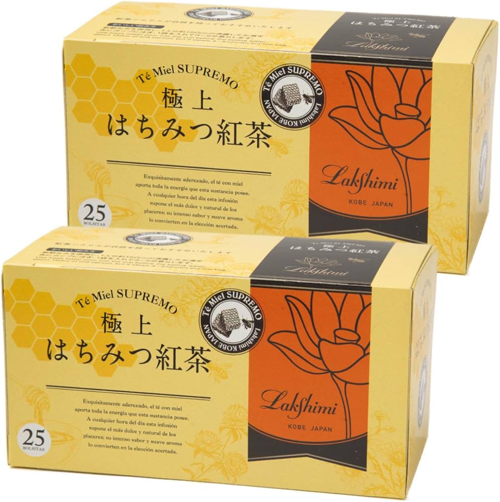 Amazon.co.jp: Lakshimi(ラクシュミー) 極上はちみつ紅茶 ティーバッグ