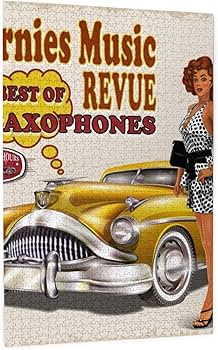 Amazon.co.jp: 1000ピース ジグソーパズル 西海岸 アメ車 ルート66