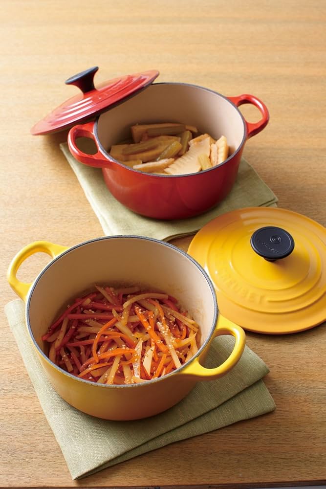 Amazon | ルクルーゼ ココットロンド 16cm IH対応 チェリーレッド 2501