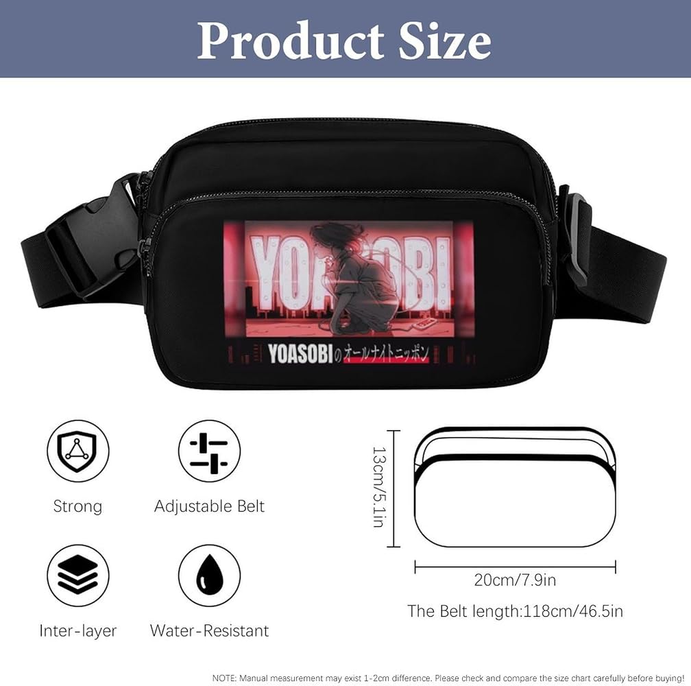 Amazon | YOASOBI Ayase Ikura ウエストポーチ 腰ポーチ ボディバッグ