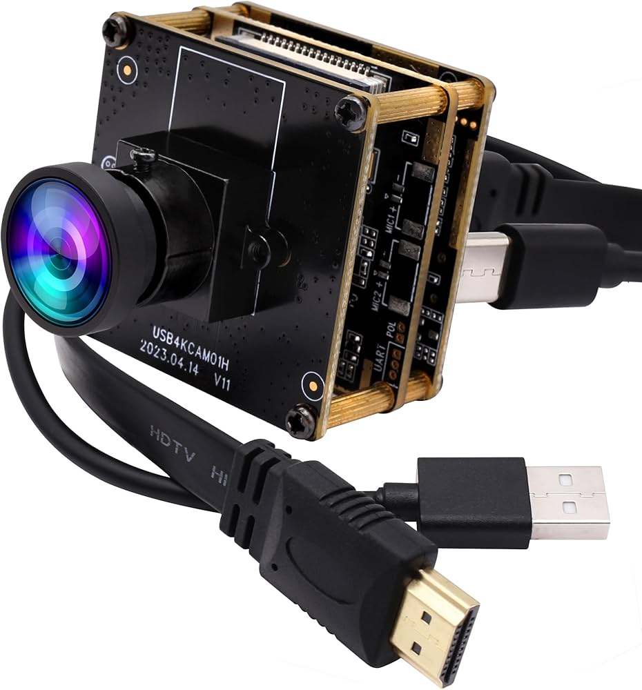 Amazon.co.jp: ELP 4K 30fps HDMI USBカメラ 広角 コンピュータ