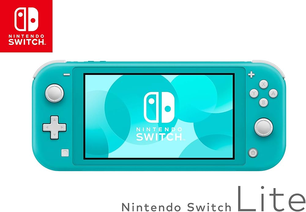Nintendo Switch Lite Console - Turquoise - with SPSE 128GB Micro